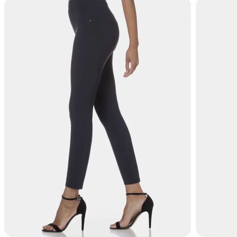 SPANXsmooth™ PerfectFit Ponte Slim Straight Pant in navy.  Petite Med.  Like new